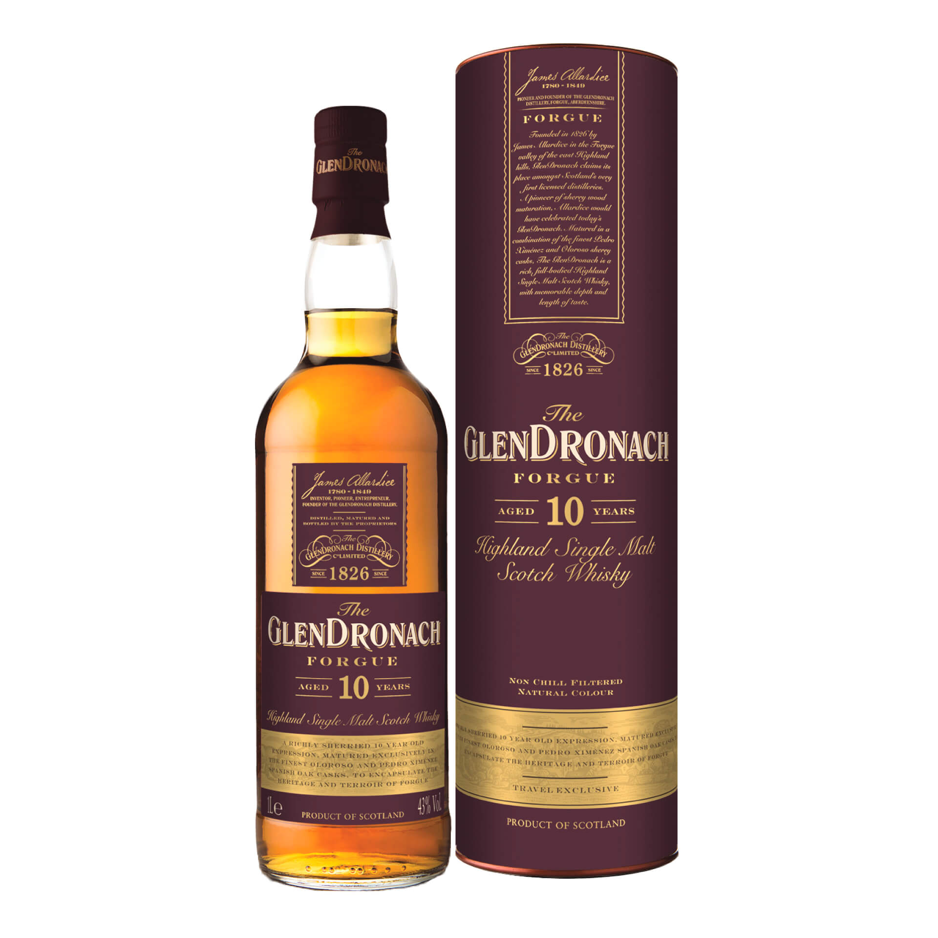 Glendronach 10Yo Forgue 1L