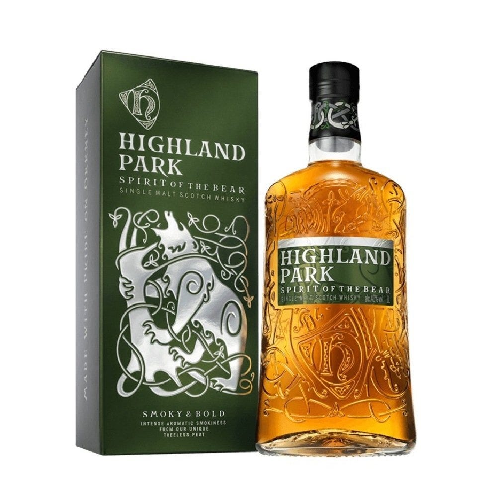 Highland Park Spirit Of The Bear Single Malt Scotch Whisky 1L