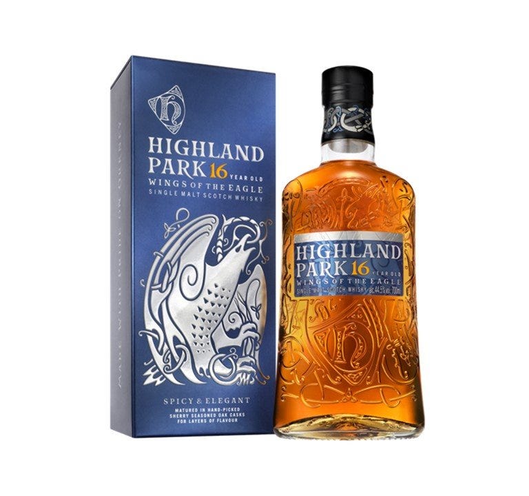 Highland Park 16 Year Old Wings Of The Eagle Single Malt Scotch Whisky 44.5% 700ml