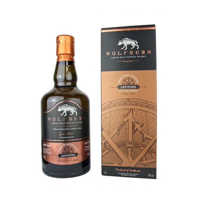 WOLFBURN LATITUDE SINGLE MALT 70CL 46%