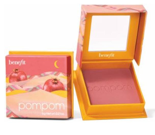 Benefit PomPom石榴玫瑰色胭脂蜜粉