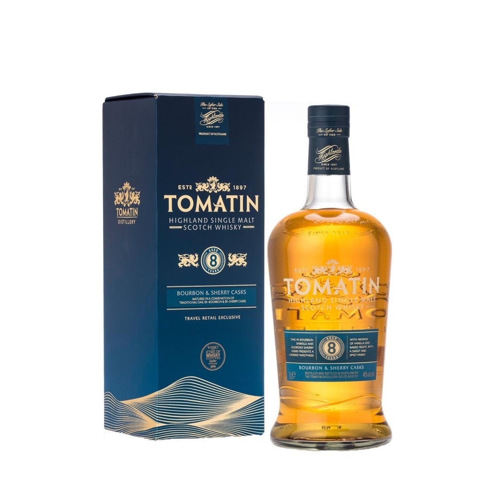 Tomatin 8YO Single Malt Whisky 1L