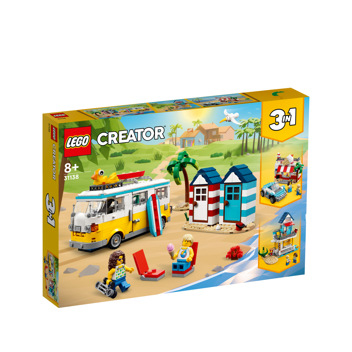 Creator 3in1: Beach Camper Van 31138