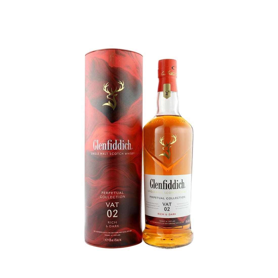 Glenfiddich VAT 02 Single Malt Scotch Whisky 1L