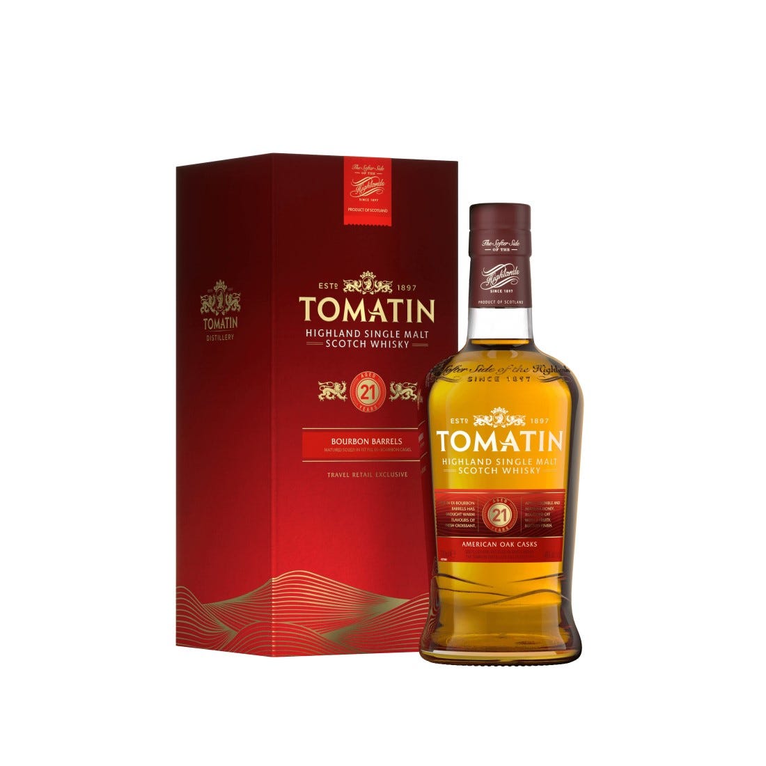 Tomatin 21YO Single Malt Whisky 700ml