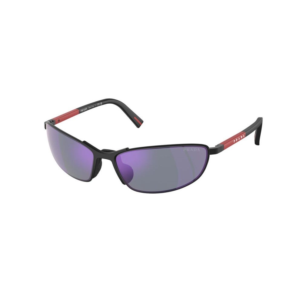 0PS 55ZS Rubbered Black Sunglasses (DG010J60)