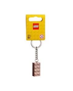 LEGO-2X4 ROSE GOLD KEY CHAIN 853793