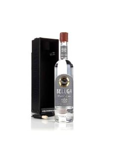 VODKA BELUGA GOLD LEATHER 1L (DUTY PAID - For pickup at check-in hall or local delivery only)