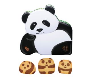 Wing Wah Panda Cookies (3D can) 
