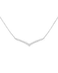 Joséphine Aigrette White Gold Diamond Pendant 