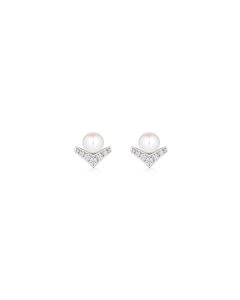 Joséphine Aigrette Pearl Earrings