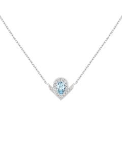 Joséphine Aigrette Aquamarine Pendant