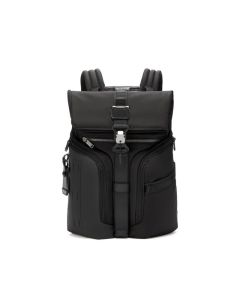 ALPHA BRAVO Logistics Flap Lid Backpack - Black