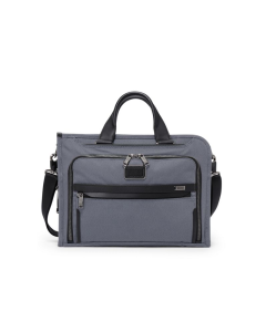 ALPHA X Slim Deluxe Portfolio - Meteor Grey