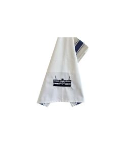 Embroidered Star Ferry Tea Towel - Blue