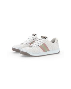 Women's Screener Sneaker in White GG Supreme