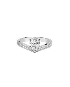 Joséphine Aigrette Platinum Solitaire