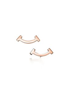Tiffany T Smile Earrings in Rose Gold