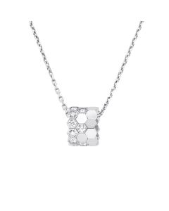 Bee de Chaumet White Gold Diamond Pendant Medium Model