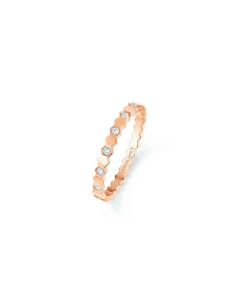 Bee de Chaumet Rose Gold Diamond Ring