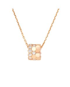 Bee de Chaumet Rose Gold Diamond Pendant Medium Model