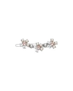 Pearl Charm Collection: 5.5cm European Pearl and Crystal Jewellery Hair Clip