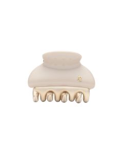 Gold Teeth Crazy Crab Collection: Two Tone Medium Size Gold Teeth Crazy Crab - Beige and Camel