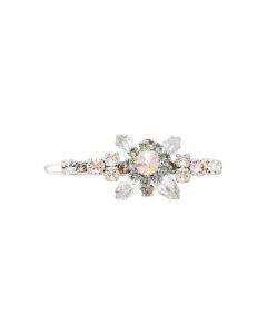 Floral Sparkler Collection: 6cm Jewellery Ball Point Hair Clip decorated with European Crystals