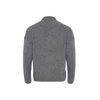 Ecru Fox Head Oversize High Neck Pullover - Dark Grey Ecru Fox Head Oversize High Neck Pullover - Dark Grey