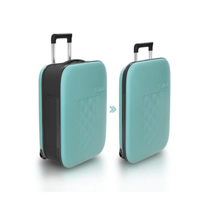 Flex Vega II Collapsible 21 Carry On Suitcase Aquifer