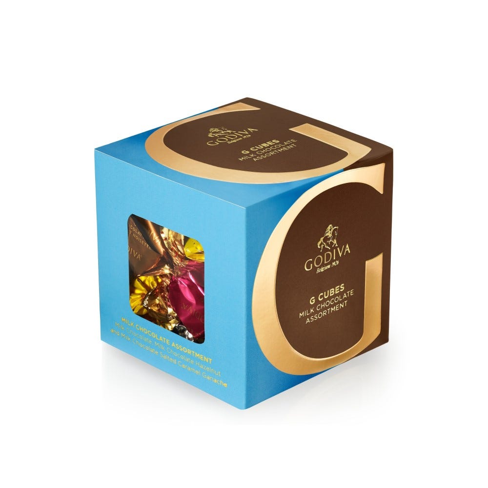 Milk Chocolate Assortment G Cube Truffle (22pcs)