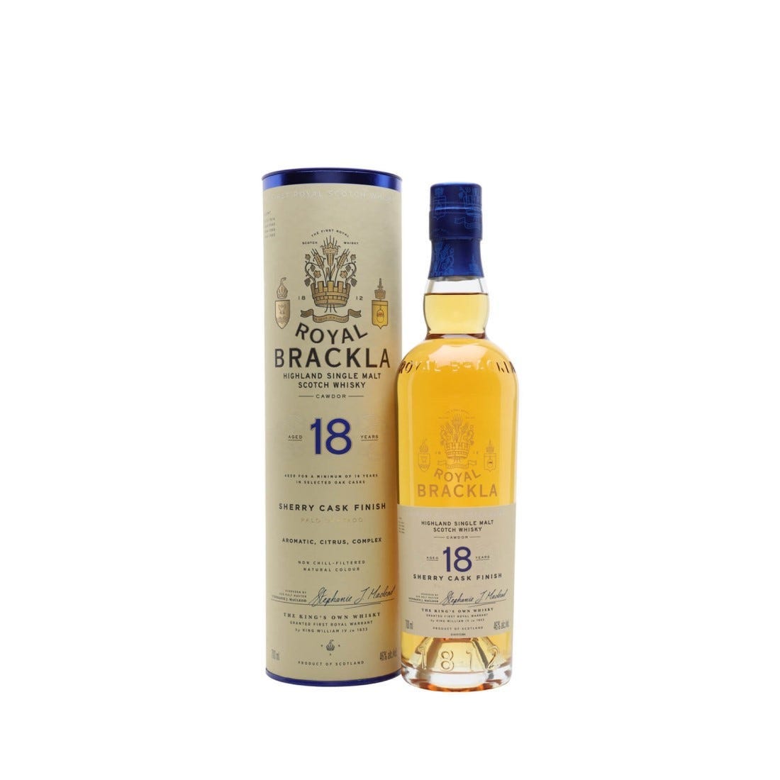 Royal Brackla 18YO Single Malt Whisky 700ml