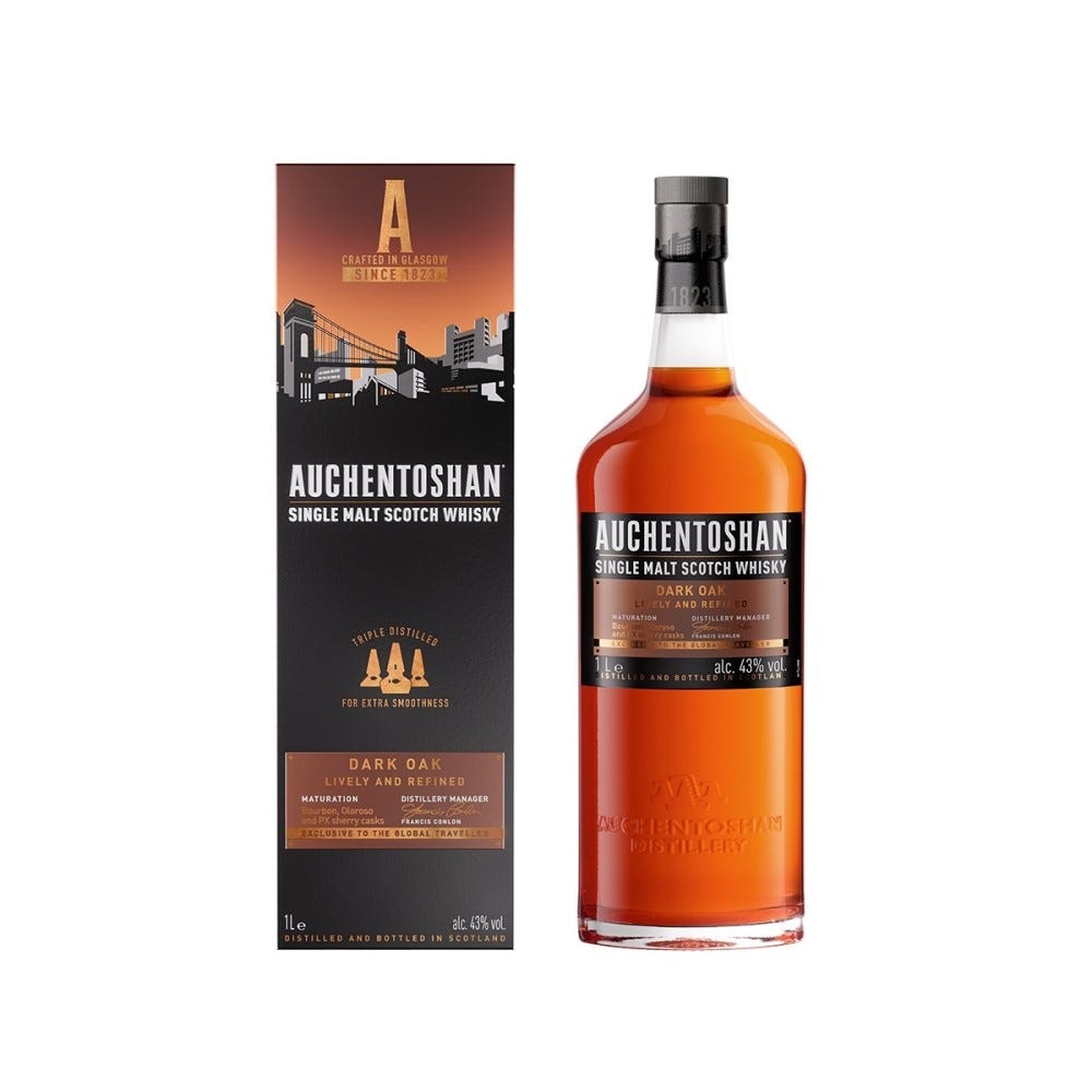 Auchentoshan Dark Oak Single Malt Whisky 1L