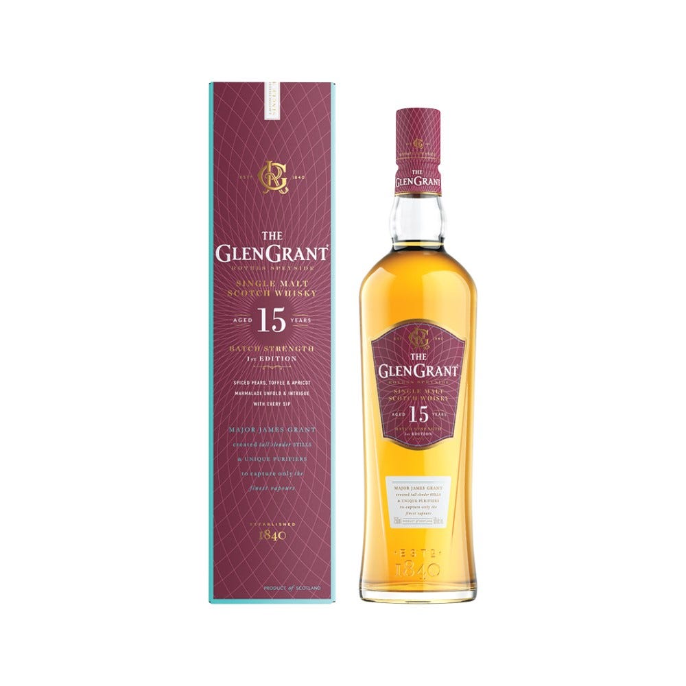 The Glen Grant 15YO Single Malt Whisky 1L