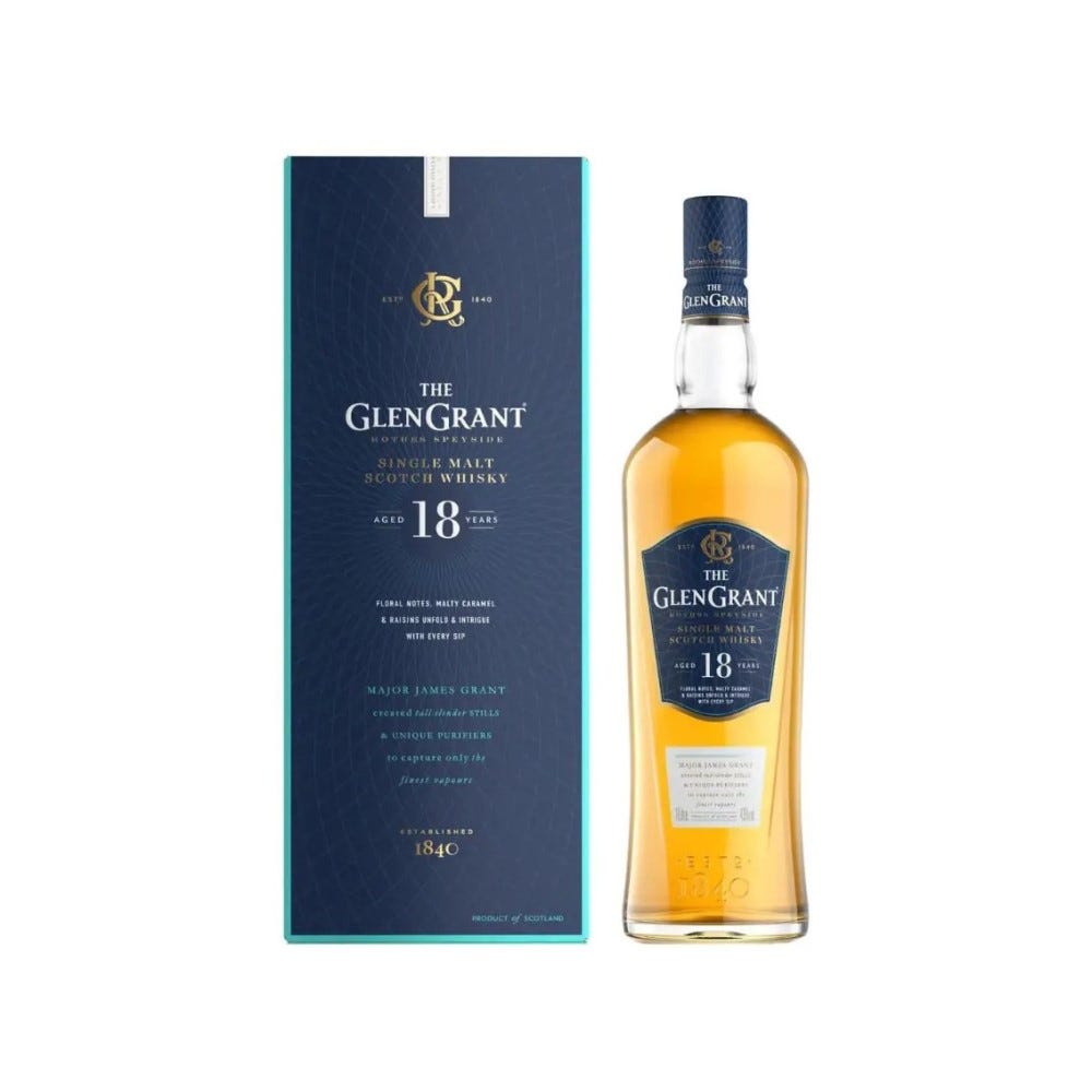 The Glen Grant 18YO Single Malt Whisky 1L