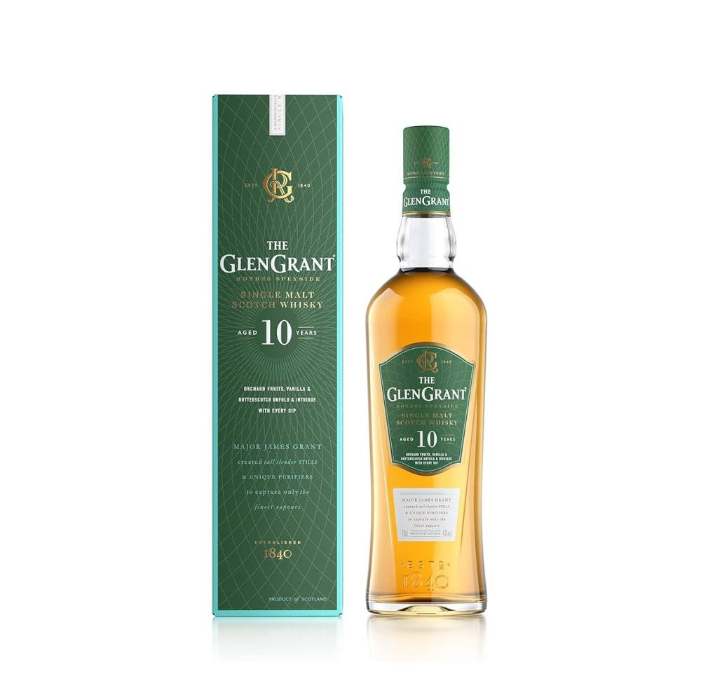 The Glen Grant 10YO Single Malt Whisky 1L