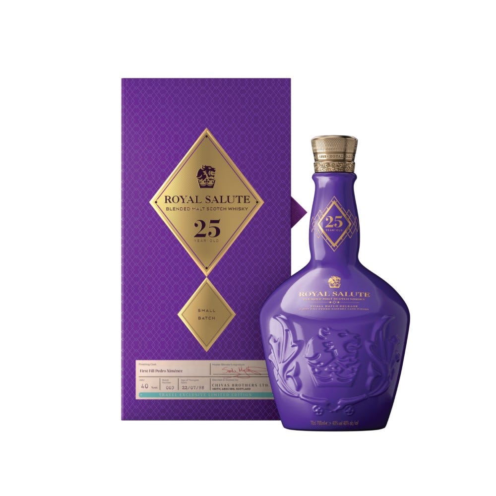 Royal Salute Blended Malt Scotch Whisky Small Batch Release Batch 003 700ml【Traveller Exclusive Limited Edition】