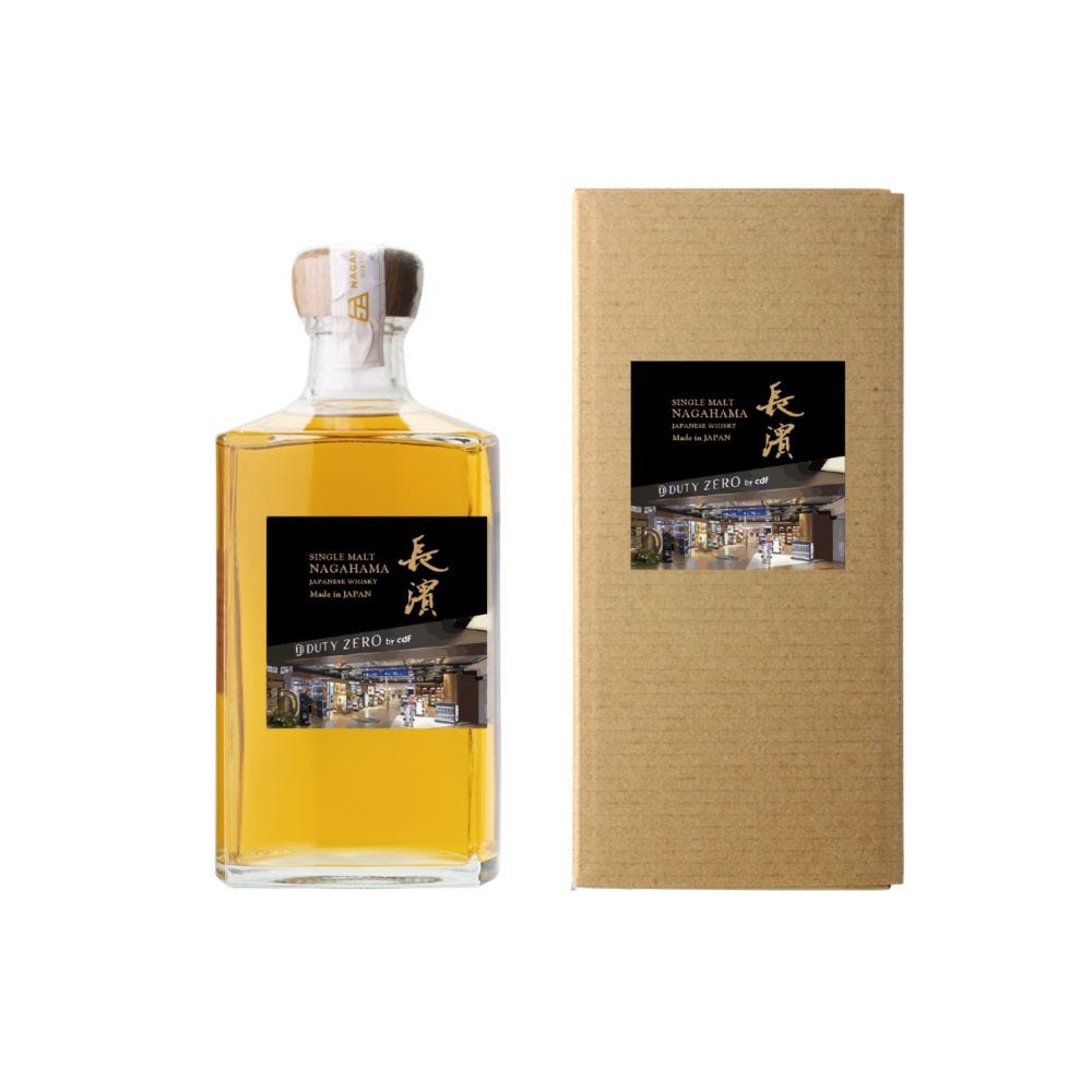 Nagahama Sakura Cask #2879 Single Malt 500ml【Duty Zero by cdf Edition】