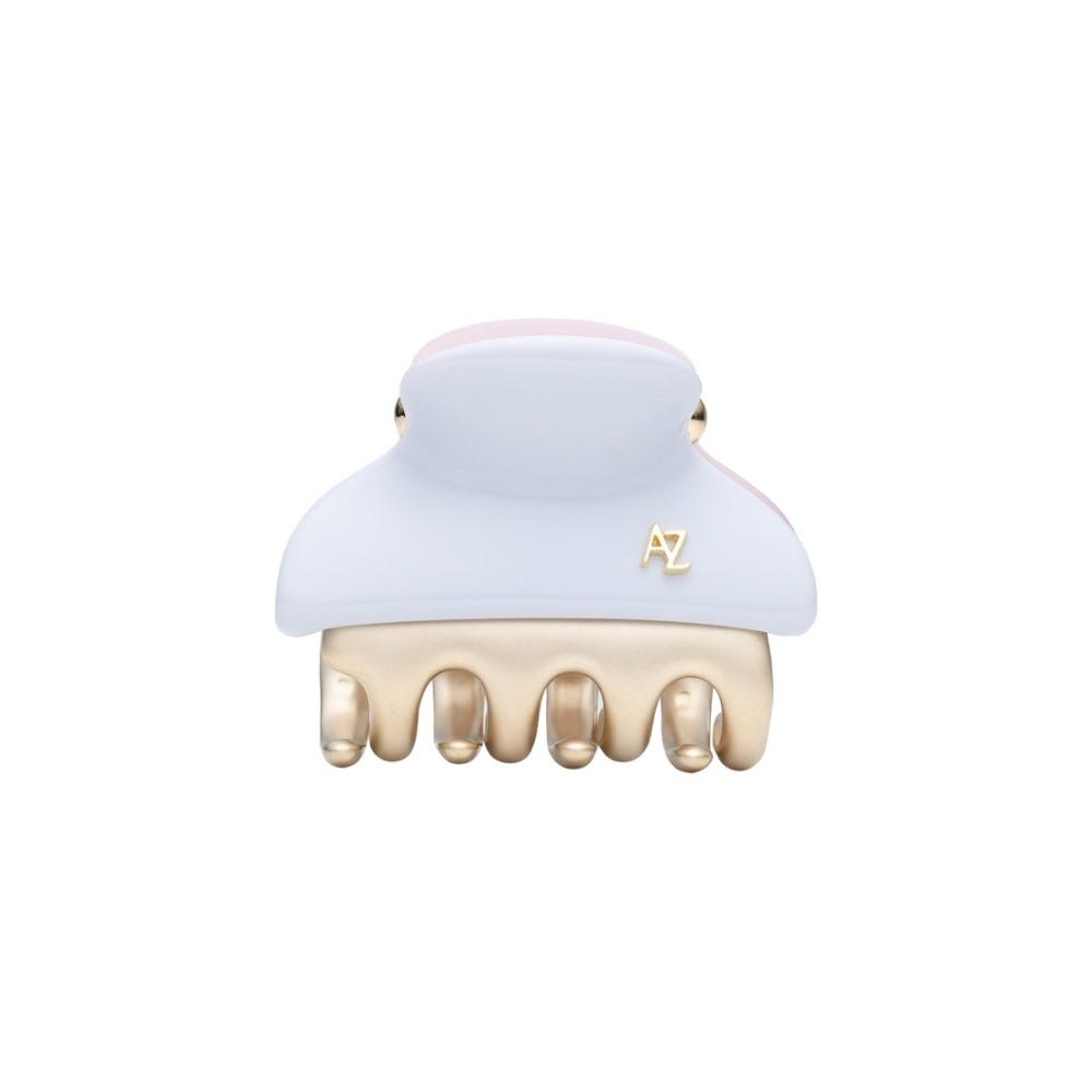Gold Teeth Crazy Crab Collection: Two Tone Small Size Crazy Crab - Light Blue and Light Purple