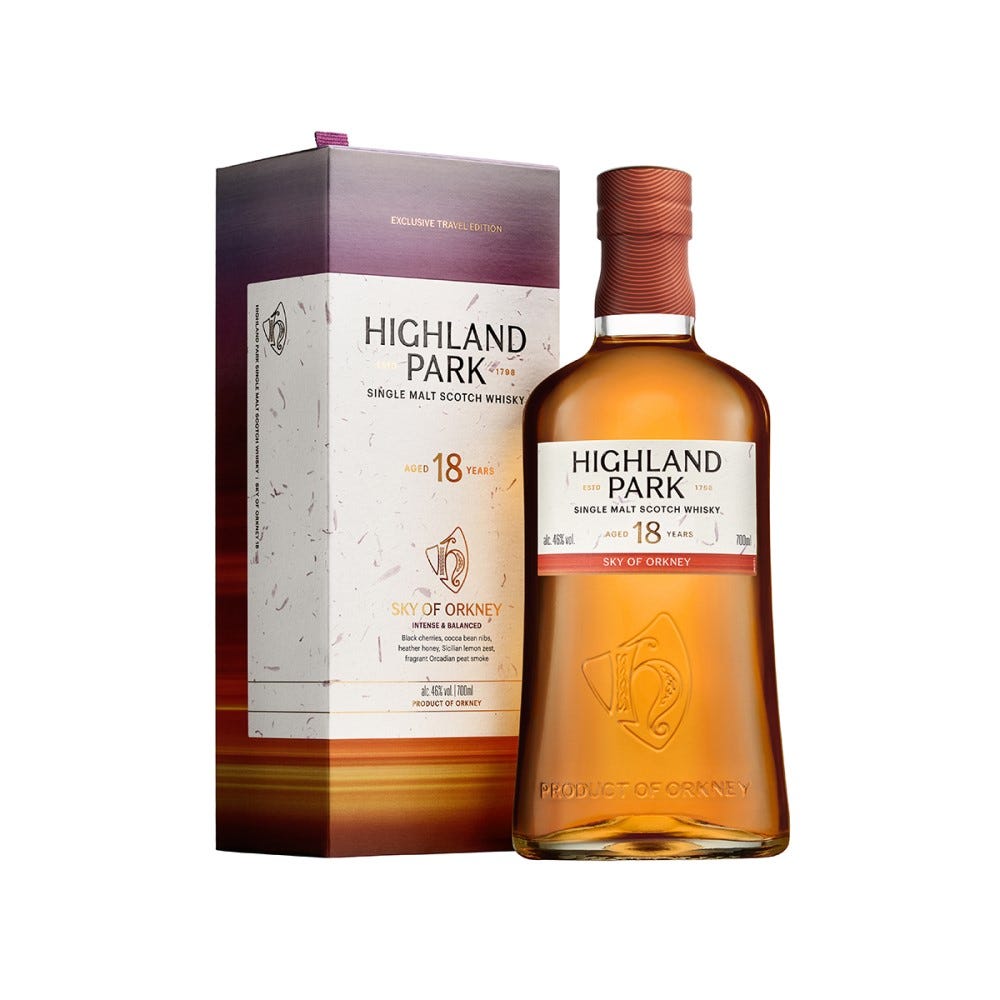 Highland Park Sky of Orkney 18 Years Old Single Malt Scotch Whisky 700ml