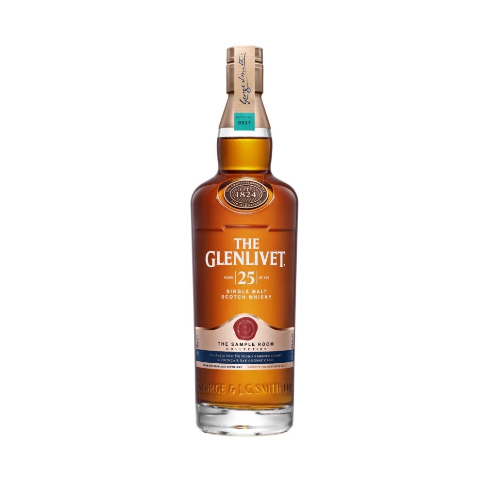 The Glenlivet 25YO Single Malt Whisky 700ml