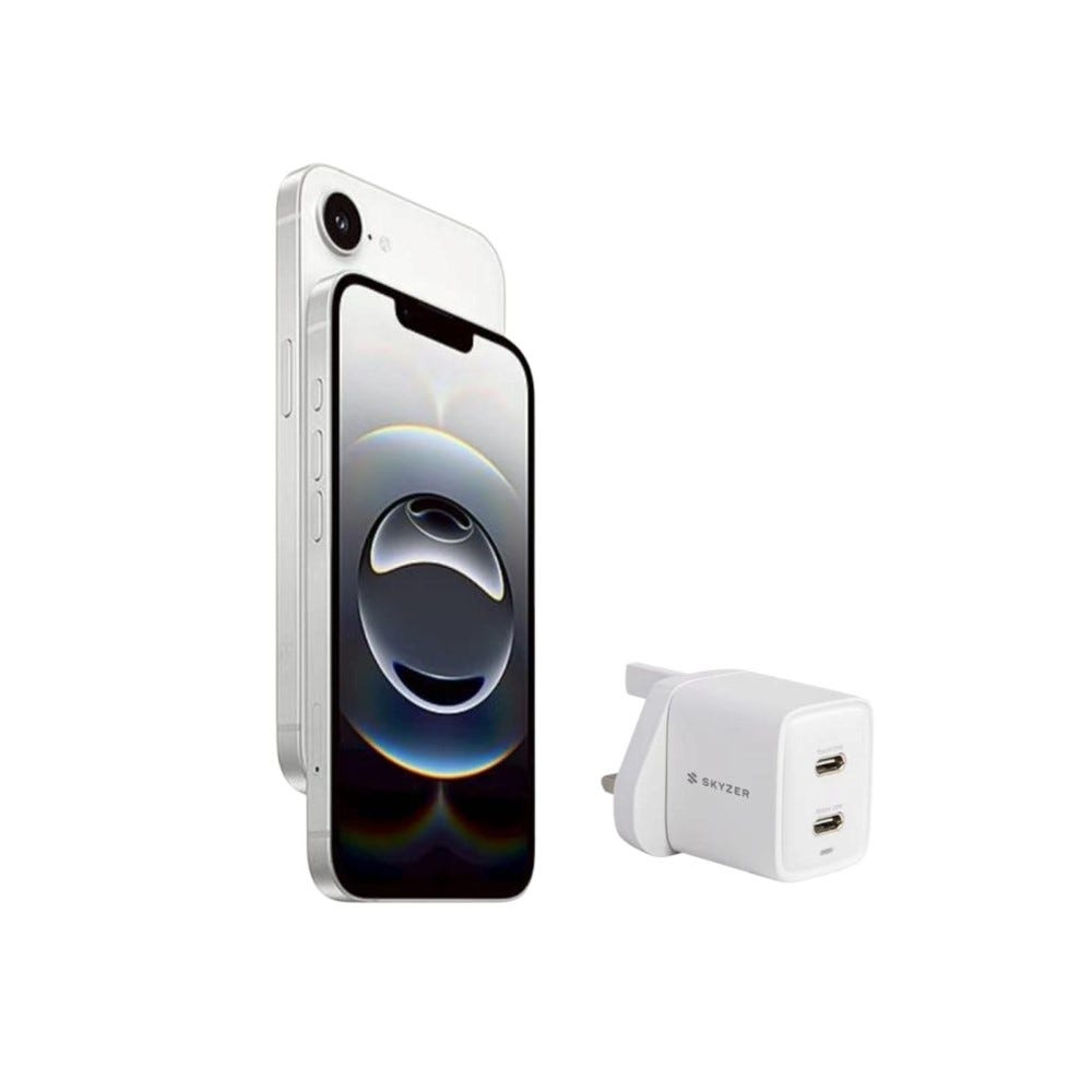 Apple iPhone 16e (128GB) - White