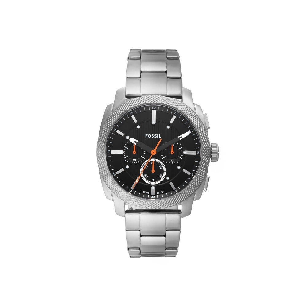 Fossil Machine Silver Watch FS6095