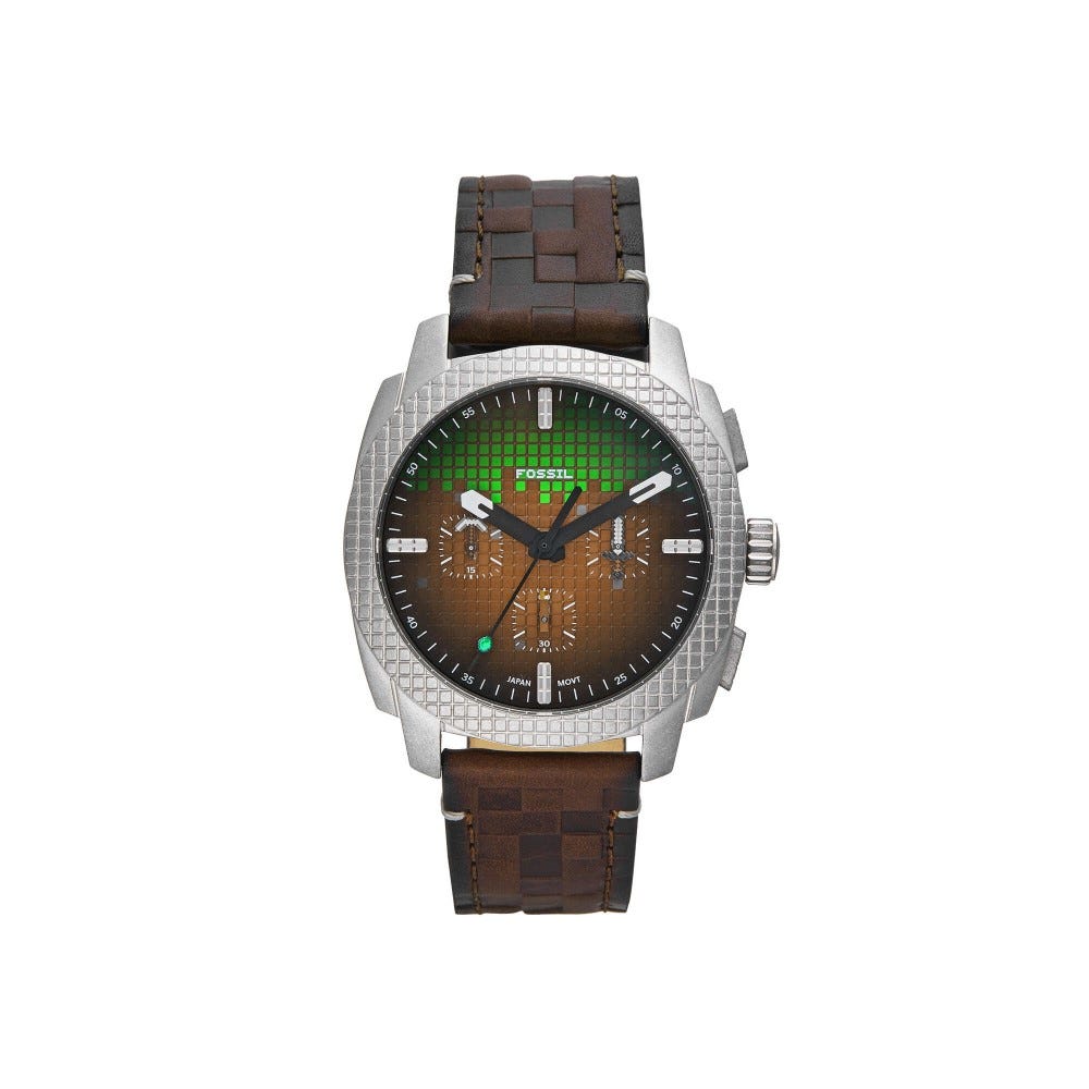 Fossil Minecraft Brown Watch LE1206