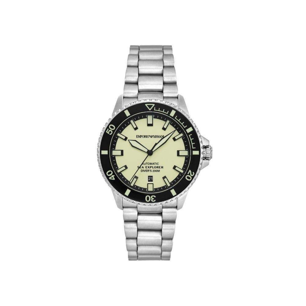 Emporio Armani Silver Watch AR60083