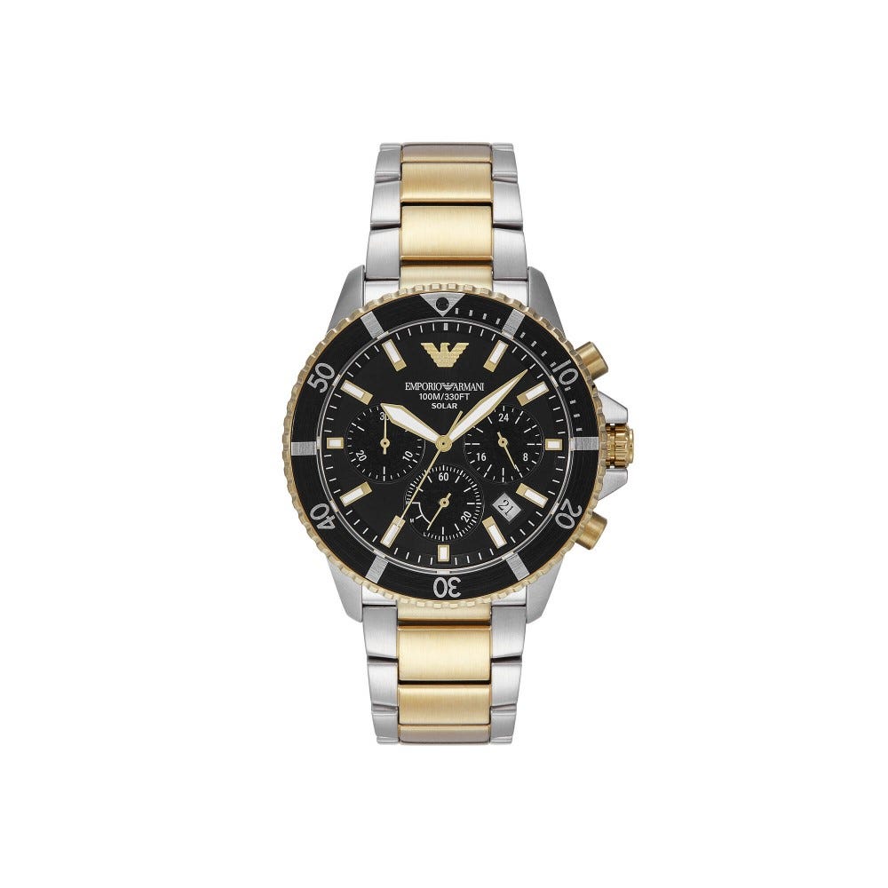 Emporio Armani Two Tone Watch AR11680