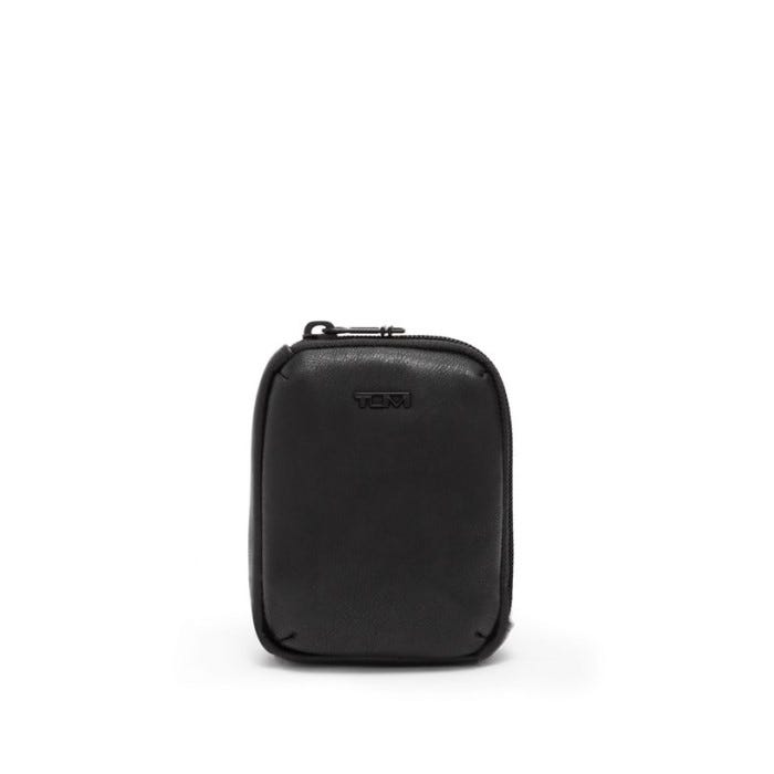 TRAVEL ACCESSORY Leather Modular Accessory Pouch - Black