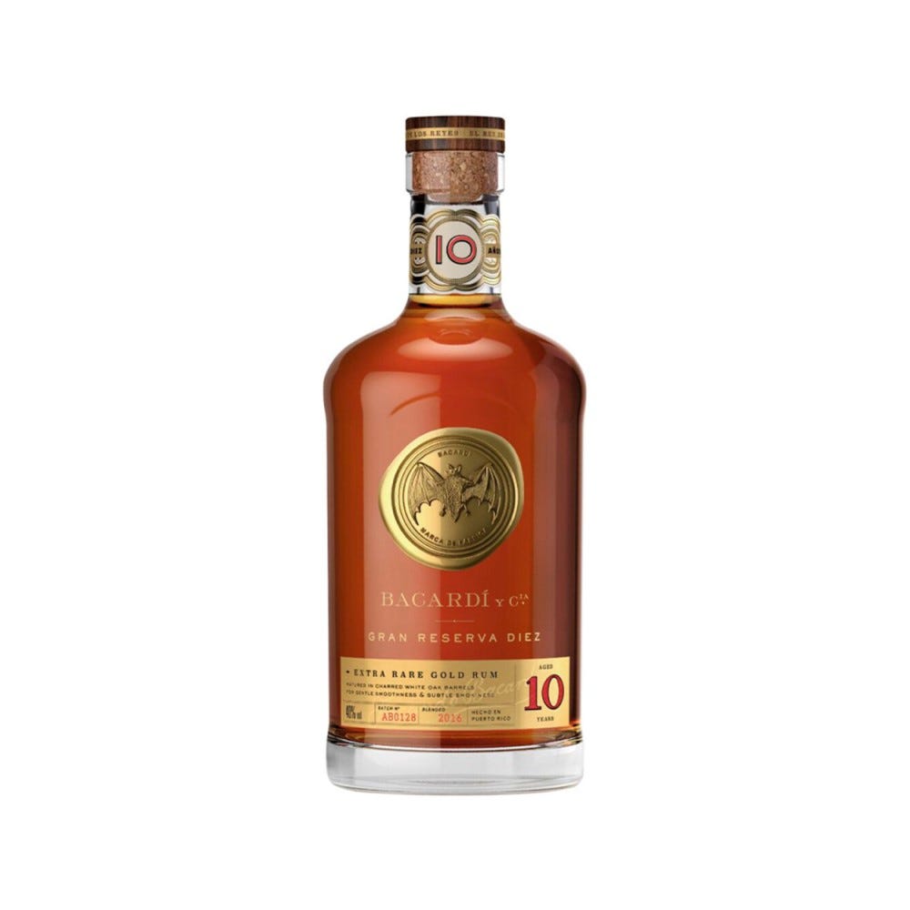 Bacardi 10 Years Old Rum 1L