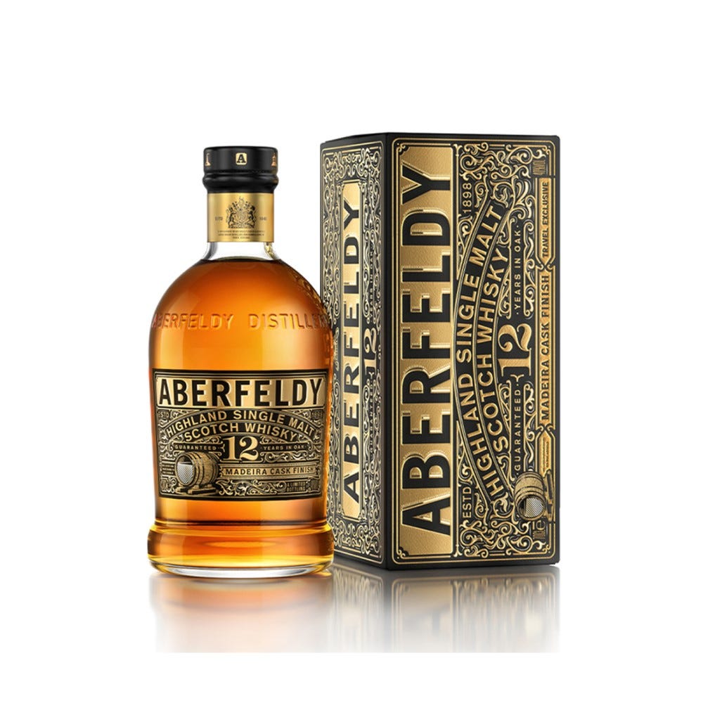 Aberfeldy 12 Years Old Madeira Casks Single Malt Scotch Whisky 700ml